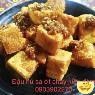 ĐẬU HỦ SẢ ỚT CHAY KIỀU ĐÀM