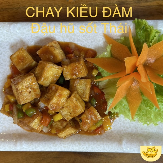 DẬU HŨ SỐT THÁI CHAY KIỀU ĐÀM